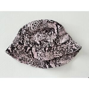 Supreme Corduroy Bucket Hat Pink Snake Print